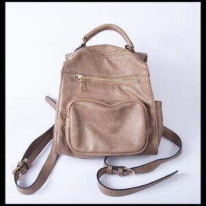 Urban Expressions Miles Taupe Backpack EUC